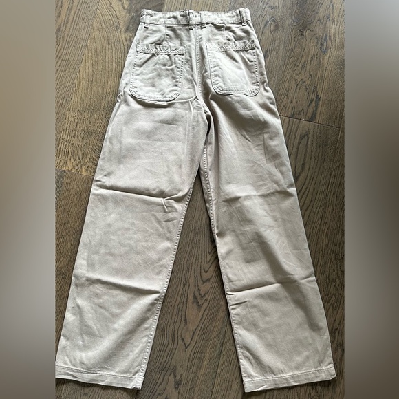 Zara Wide-Leg Cotton Trousers - EUR 32/US 0 - Picture 2 of 5